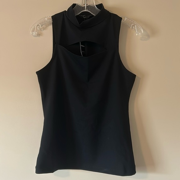 BEBE halter cut out top NWT - Picture 2 of 4